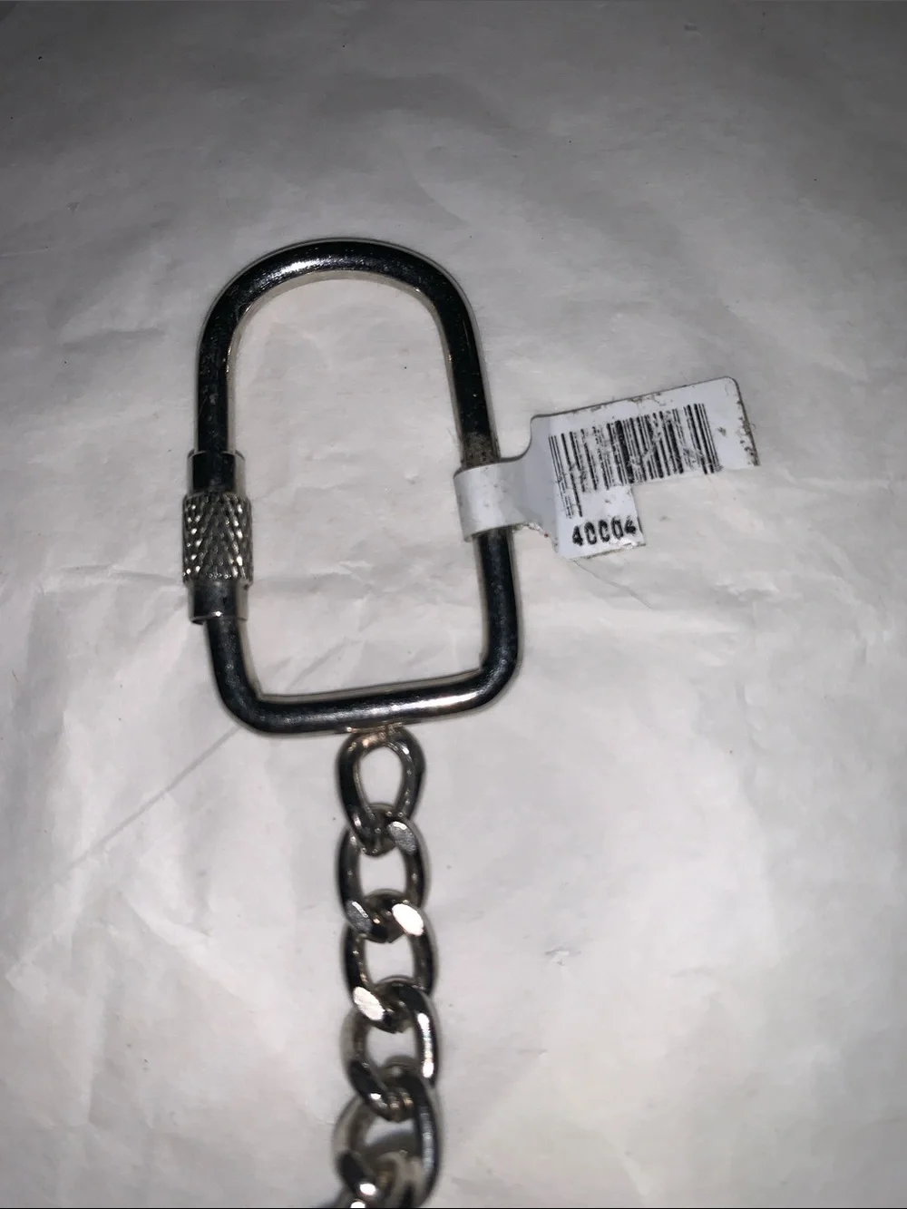 National Air and Space Museum Silver tone Keychain with Space Capsule Charm